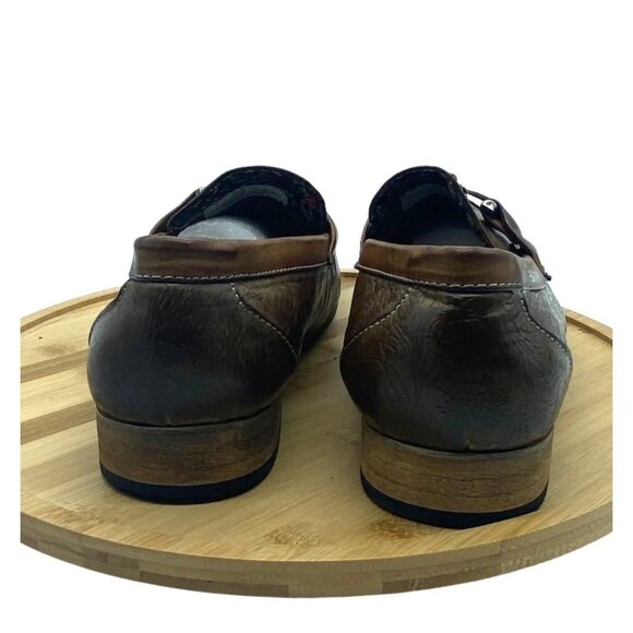 Antonio Cerrelli Elite Bit Loafers Men Size 12‎ Embossed Design Faux Leather main image 6